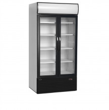 TEFCOLD FSC 1000 H Chladicí skříň dvoudveřová prosklená s křídlovými dveřmi 